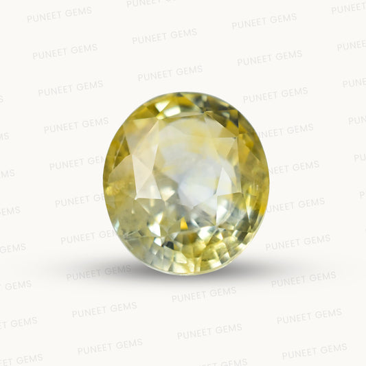 Natural Yellow Sapphire (Pukhraj) – Prosperity, Wisdom & Jupiter’s Blessing 7.72 CT