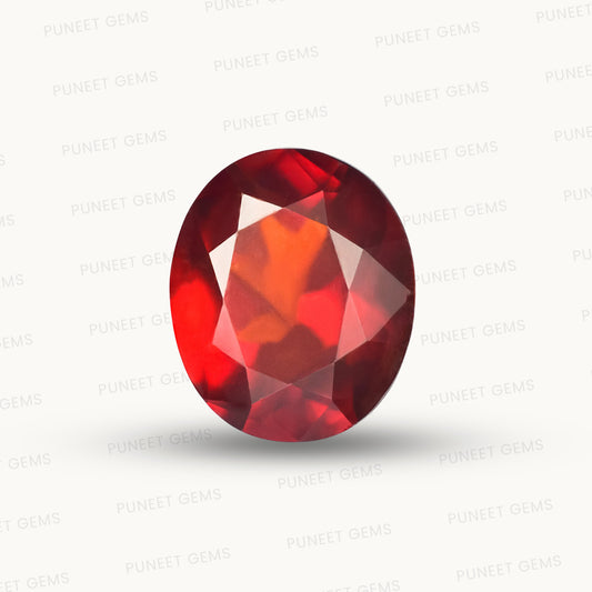 Siloni Gomed Gemstone – Natural Hessonite for Rahu Protection & Success 7.77 CT