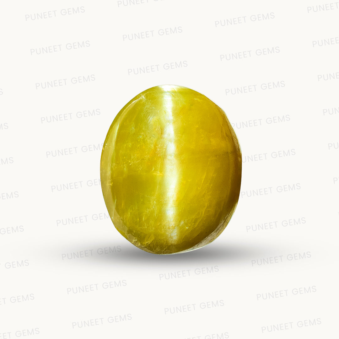 Natural Cat’s Eye Gemstone (Lehsunia) – Protection, Intuition & Ketu’s Power 7.84 CT