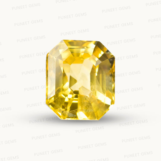 Natural Yellow Sapphire (Pukhraj) – Prosperity, Wisdom & Jupiter’s Blessing 7.92 CT