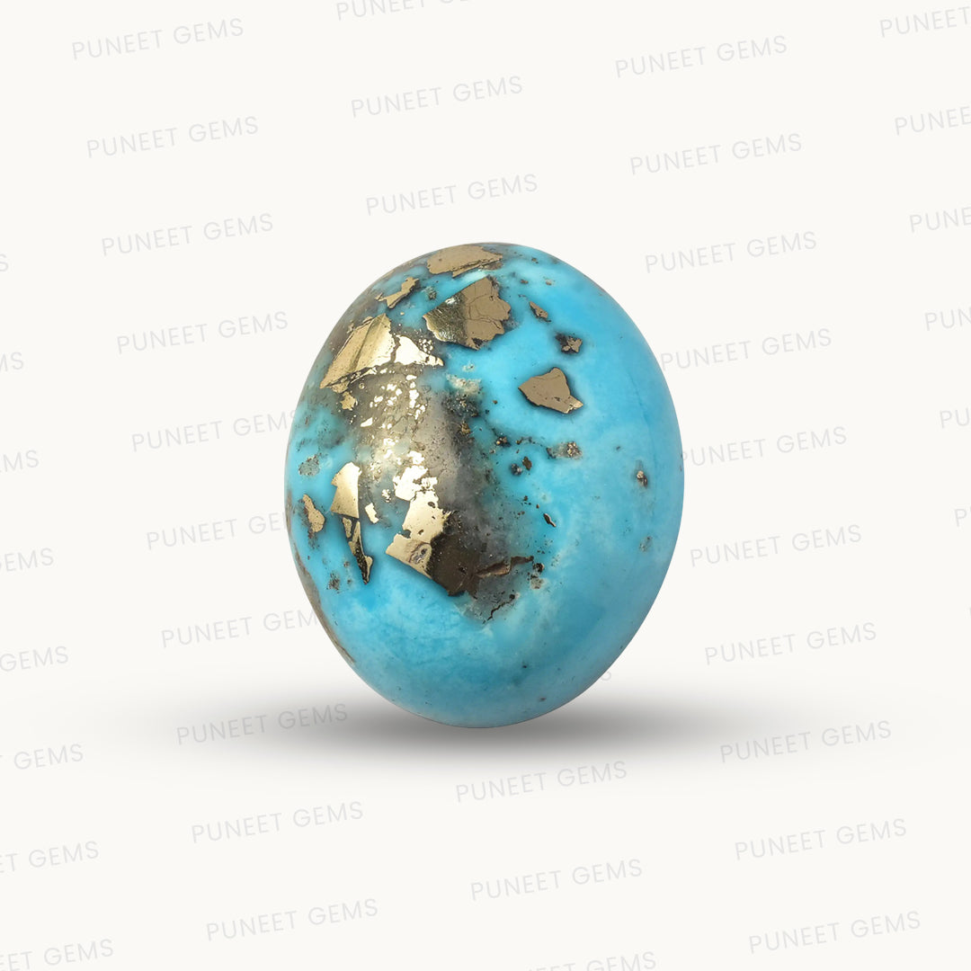 Firoza (Turquoise) Gemstone – The Stone of Protection & Positivity 7.94 CT
