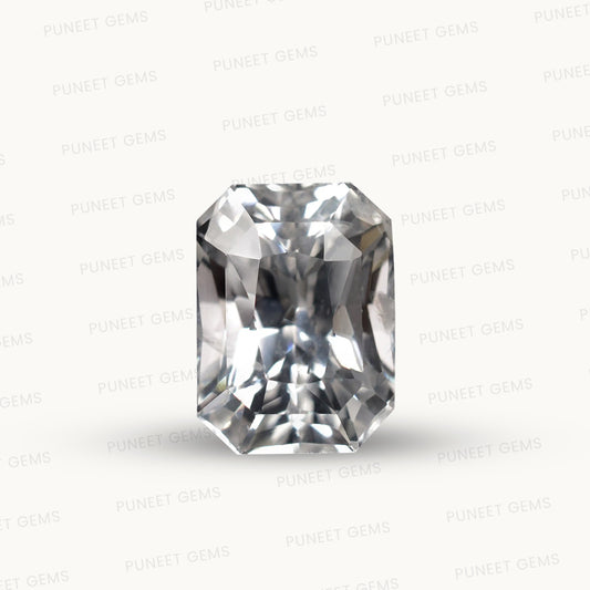 Natural White Sapphire Gemstone Online – Certified, Untreated & Ethically Sourced 7.94 CT