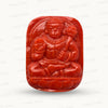 Coral Hanuman Gemstone Sculpture – Strength, Protection & Devotion in Divine Form 73.14 CT