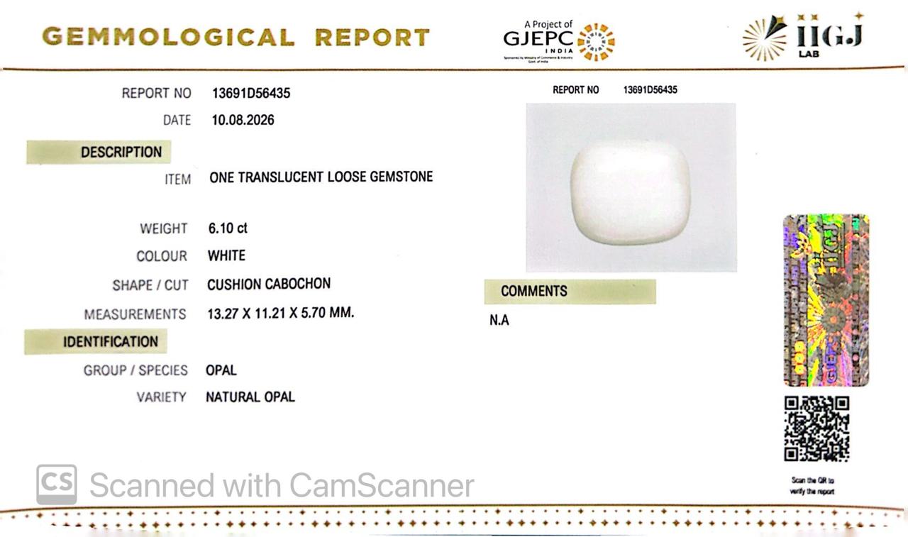 Natural Australian Opal 6.10CT