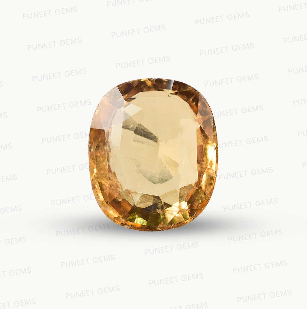 Yellow Gomed (Hessonite Garnet) – Natural Gemstone for Strength, Protection & Stability 7.97 CT