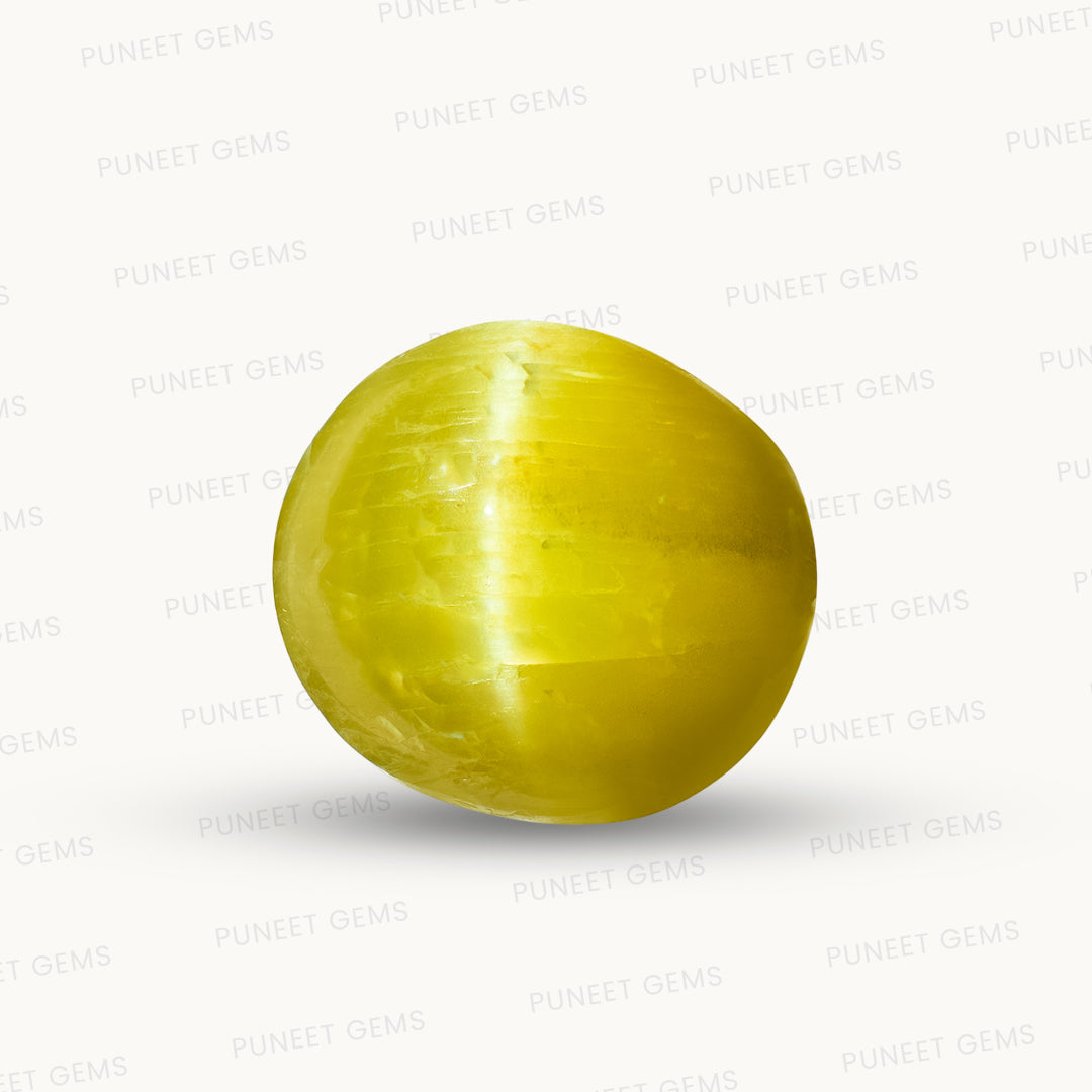 Natural Cat’s Eye Gemstone (Lehsunia) – Protection, Intuition & Ketu’s Power 8.00 CT