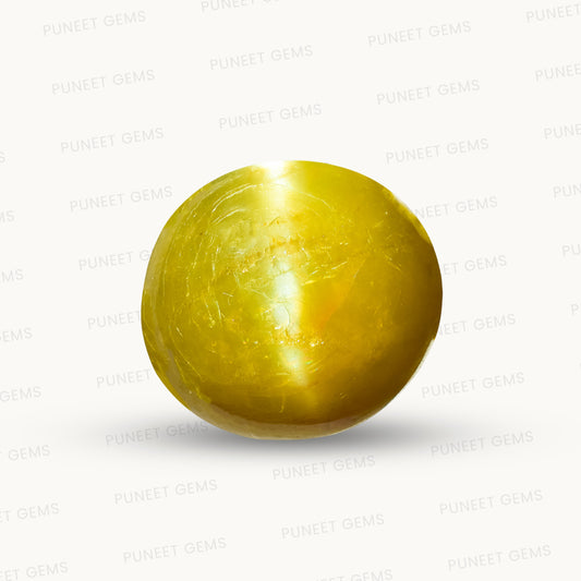Natural Cat’s Eye Gemstone (Lehsunia) – Protection, Intuition & Ketu’s Power 8.12 CT