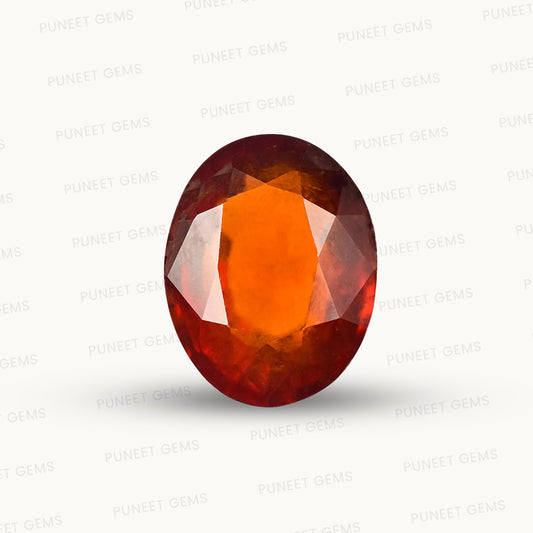 Siloni Gomed Gemstone – Natural Hessonite for Rahu Protection & Success 8.16 CT
