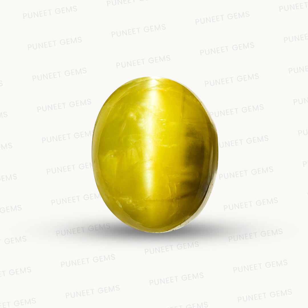 Natural Cat’s Eye Gemstone (Lehsunia) – Protection, Intuition & Ketu’s Power 8.17 CT