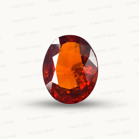 Siloni Gomed Gemstone – Natural Hessonite for Rahu Protection & Success 8.29 CT