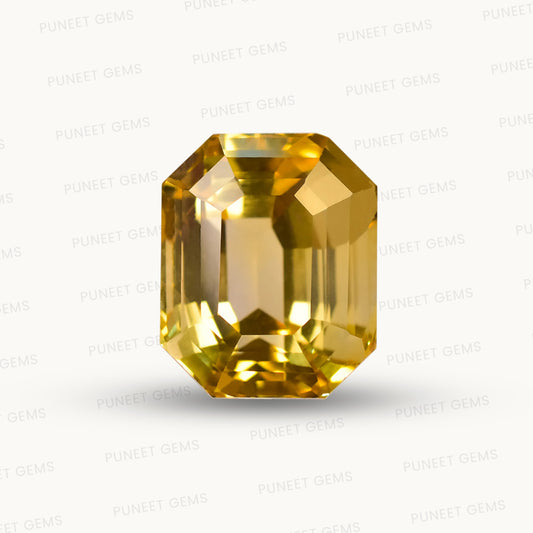 Natural Yellow Sapphire (Pukhraj) – Prosperity, Wisdom & Jupiter’s Blessing 8.56 CT