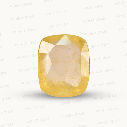 Natural Yellow Sapphire (Pukhraj) – Prosperity, Wisdom & Jupiter’s Blessing 8.57 CT