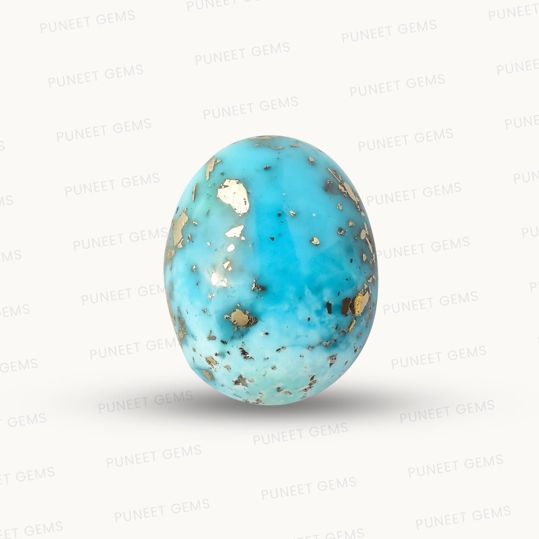 Firoza (Turquoise) Gemstone – The Stone of Protection & Positivity 8.63 CT