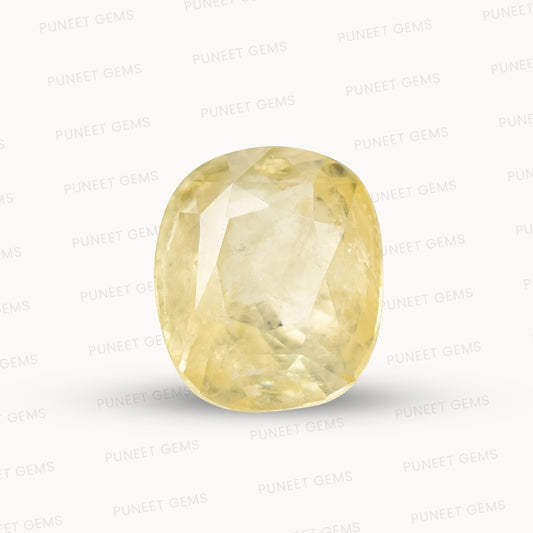 Natural Yellow Sapphire (Pukhraj) – Prosperity, Wisdom & Jupiter’s Blessing 8.65 CT