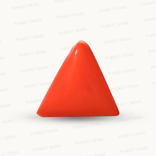 Natural Triangle Coral – The Gem of Strength, Vitality & Protection 8.91 CT
