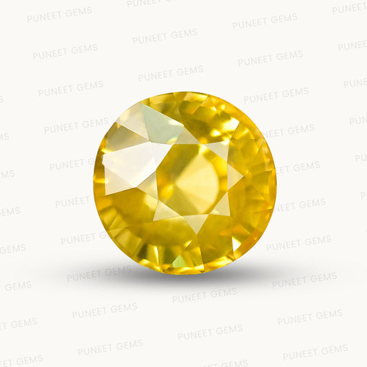 Natural(H) Yellow Sapphire Gemstones – Radiance, Wisdom & Prosperity 8.98 CT