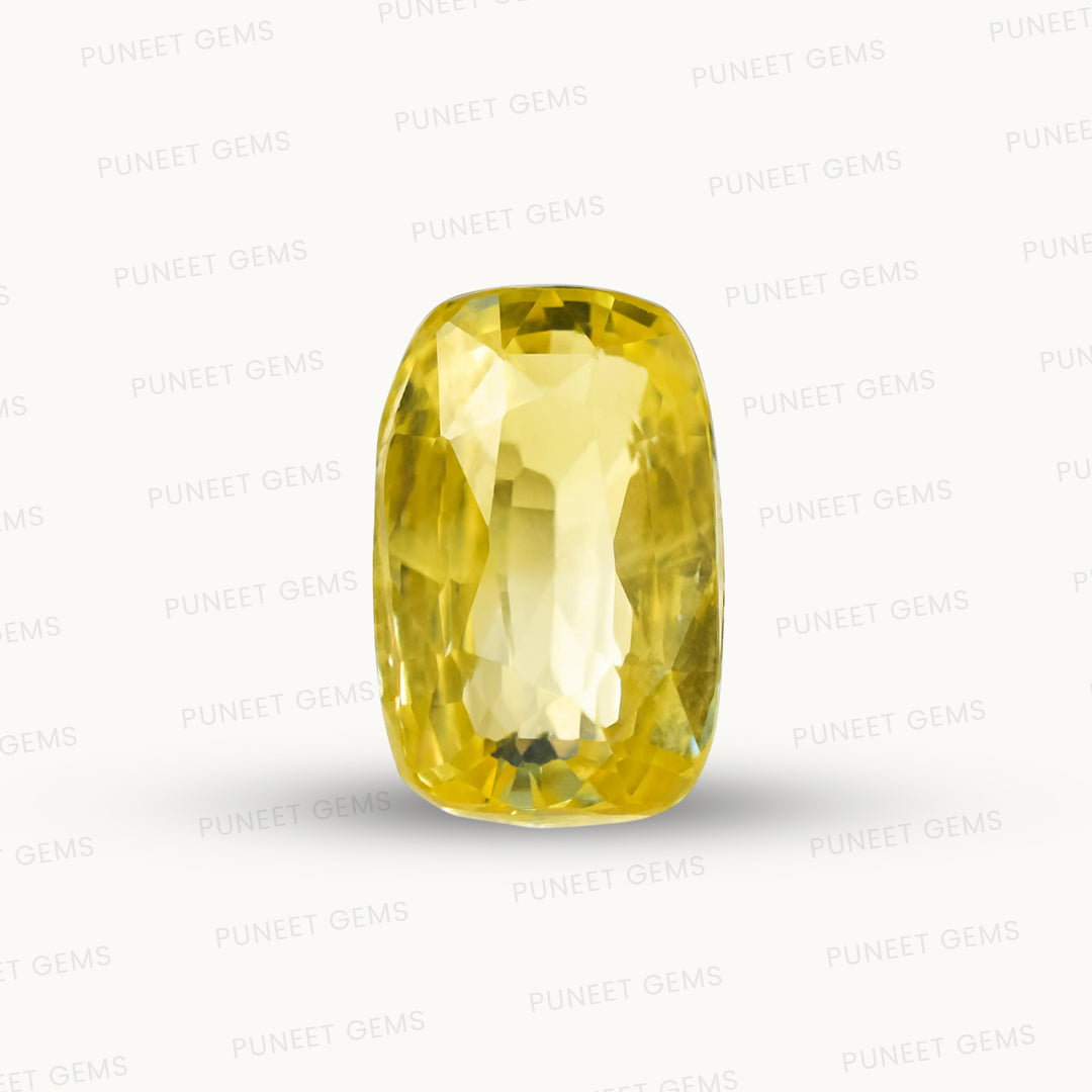 Natural Yellow Sapphire (Pukhraj) – Prosperity, Wisdom & Jupiter’s Blessing 8.98 CT