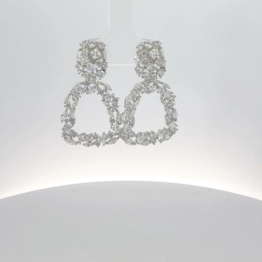Italian Sterling Silver Earrings – Pure Elegance, Perfectly Crafted 6.400 gm