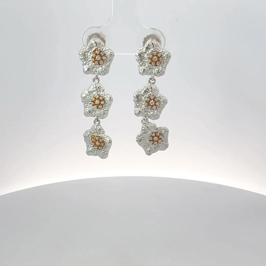 Italian Sterling Silver Earrings – Pure Elegance, Perfectly Crafted 4.830 gm