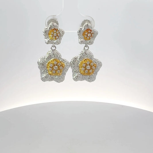 Italian Sterling Silver Earrings – Pure Elegance, Perfectly Crafted 6.340 gm