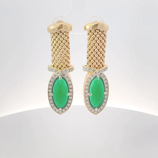 Italian Sterling Silver Earrings – Pure Elegance, Perfectly Crafted 14.707 gm