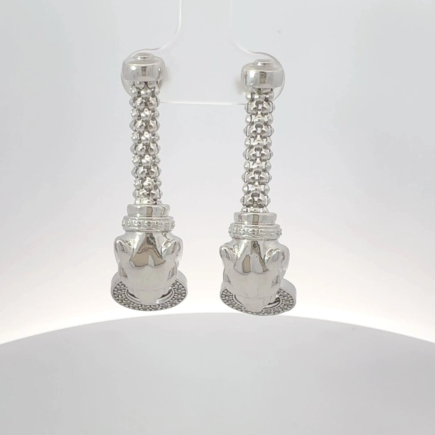 Italian Sterling Silver Earrings – Pure Elegance, Perfectly Crafted 12.580 gm