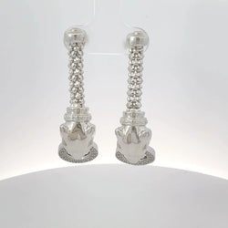 Italian Sterling Silver Earrings – Pure Elegance, Perfectly Crafted 12.580 gm
