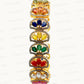 Natural Navratan Silver Bracelet – 925 Sterling Silver with 9 Certified Gemstones