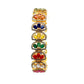 Natural Navratan Silver Bracelet – 925 Sterling Silver with 9 Certified Gemstones