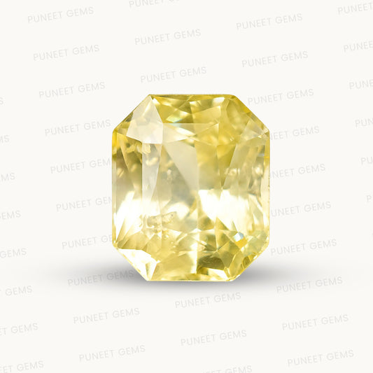 Natural Yellow Sapphire (Pukhraj) – Prosperity, Wisdom & Jupiter’s Blessing 9.07 CT