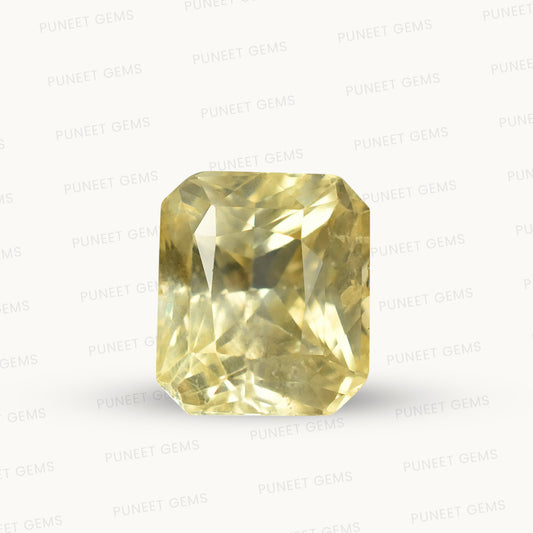 Natural Yellow Sapphire (Pukhraj) – Prosperity, Wisdom & Jupiter’s Blessing 9.07 CT