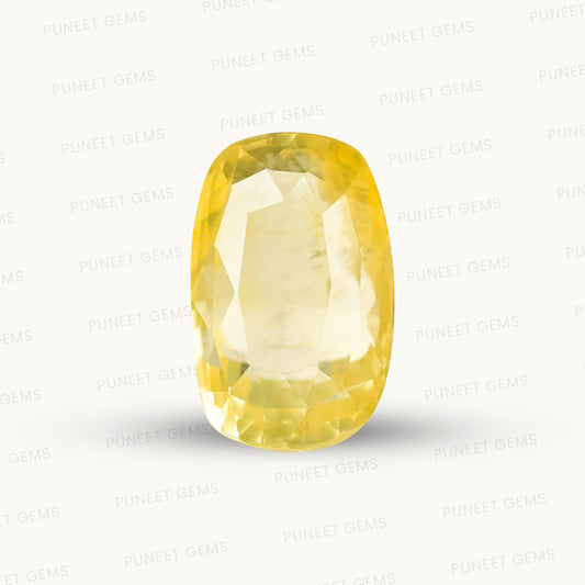Natural Yellow Sapphire (Pukhraj) – Prosperity, Wisdom & Jupiter’s Blessing 9.16 CT