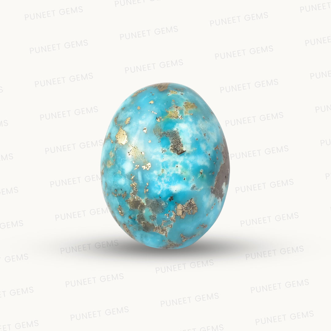 Firoza (Turquoise) Gemstone – The Stone of Protection & Positivity 9.68 CT