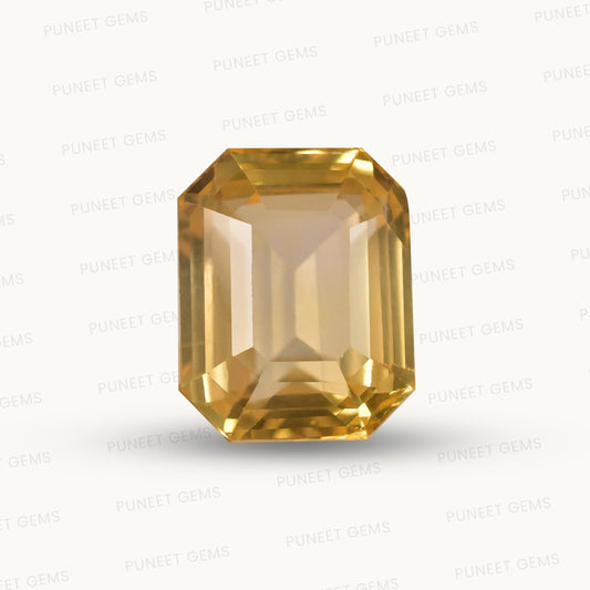 Natural Yellow Sapphire (Pukhraj) – Prosperity, Wisdom & Jupiter’s Blessing 9.68 CT