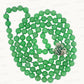 Green Z Plain Mala – 108 Beads for Balance & Healing