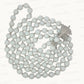White Agate Cutting Mala – 108 Beads for Purity & Calm