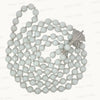 White Agate Cutting Mala – 108 Beads for Purity & Calm