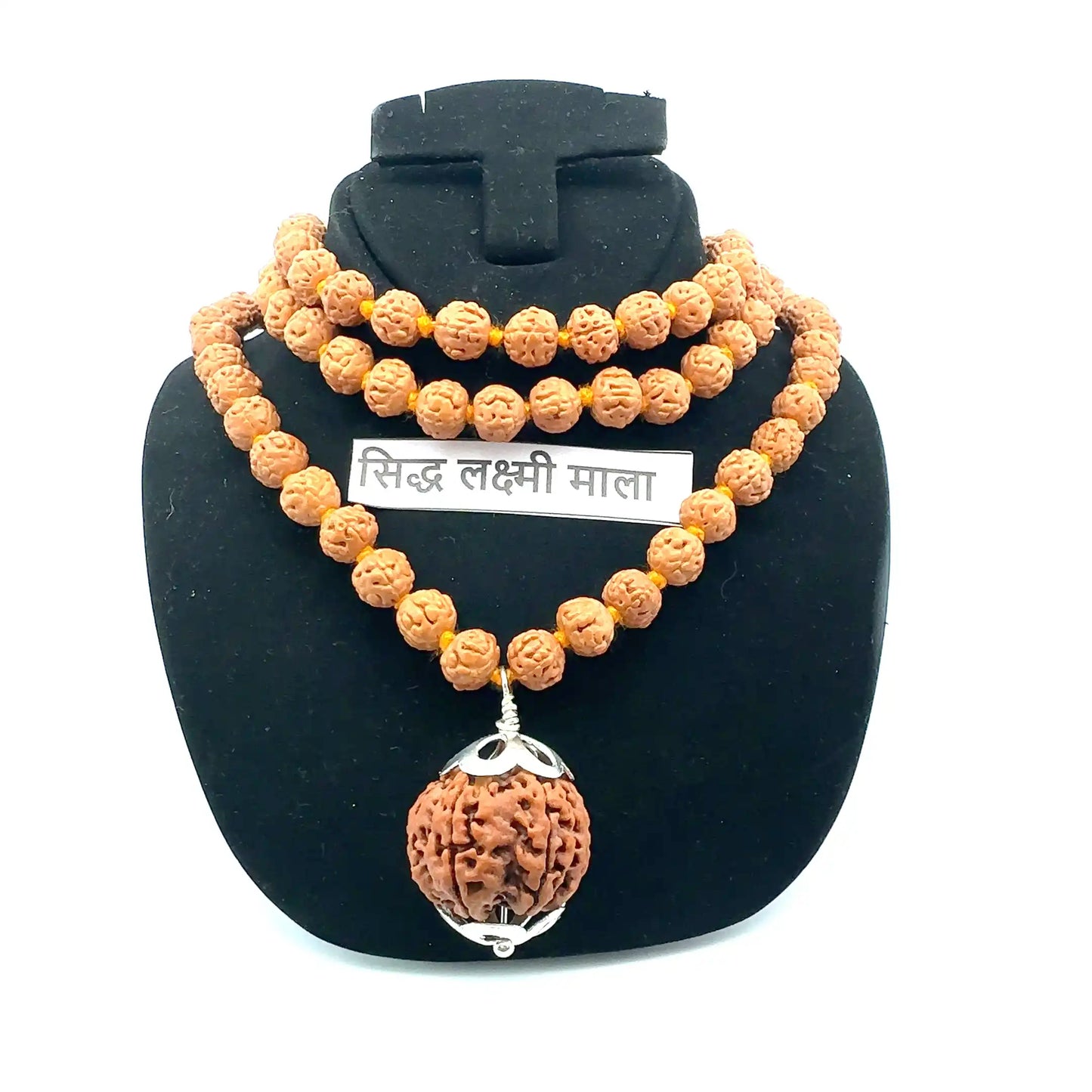 Sidh Lakshmi Rudraksha Mala with 7 Mukhi – Divine Abundance & Prosperity