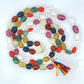 Natural Navratan Mala – Handcrafted Necklace with 9 Certified Gemstones