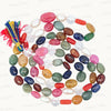 Natural Navratan Mala – Handcrafted Necklace with 9 Certified Gemstones