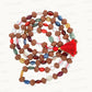 Natural Navratan with Rudraksha Mala – 9 Gemstones &amp; 5 Mukhi Rudraksha Beads for Spiritual Balance & Energy