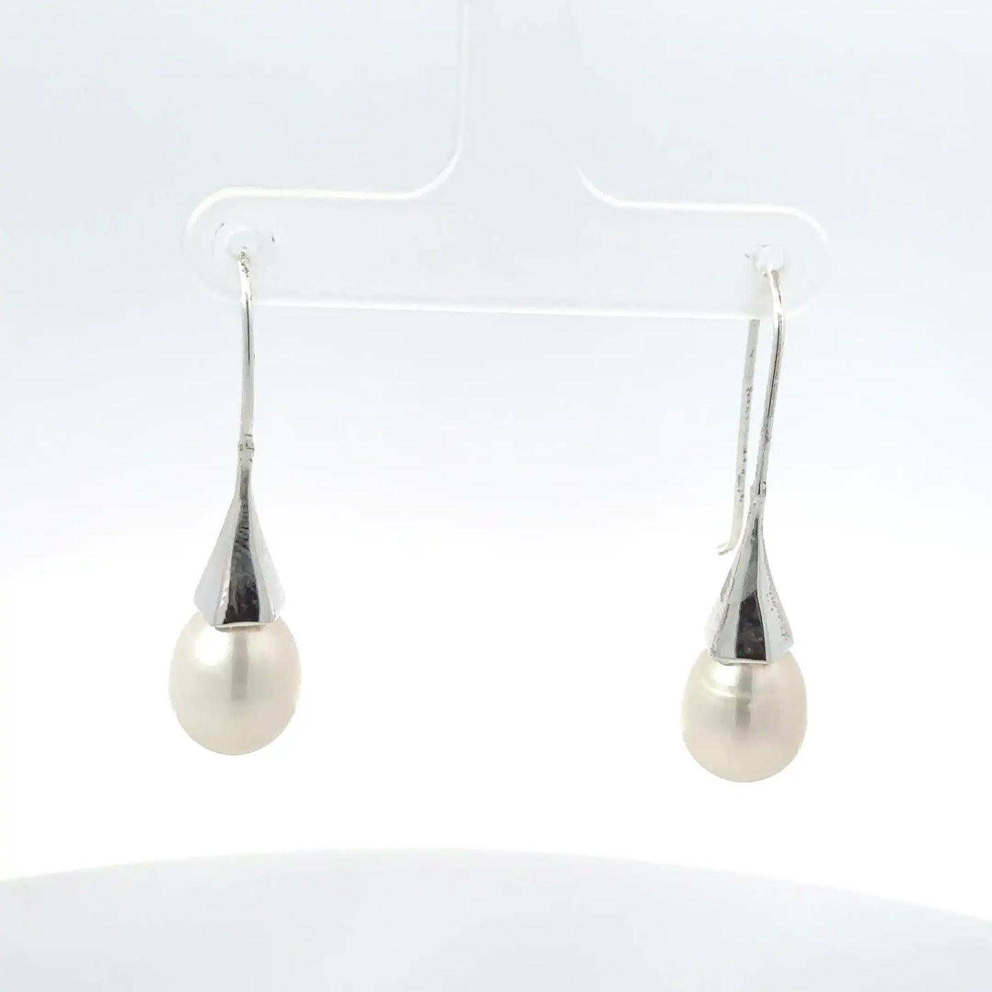 Elegant Silver Moti Tops (Pearl Stud Earrings) – 925 Sterling Silver | Timeless & Minimalist Jewelry
