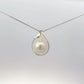 Natural Moti (Pearl) Pendant in Pure Silver – Certified Moon Gemstone for Peace & Emotional Balance