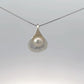 Natural Moti (Pearl) Pendant in Pure Silver – Certified Moon Gemstone for Peace & Emotional Balance