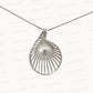 Natural Moti (Pearl) Pendant in Pure Silver – Certified Moon Gemstone for Peace & Emotional Balance