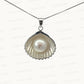 Natural Moti (Pearl) Pendant in Pure Silver – Certified Moon Gemstone for Peace & Emotional Balance