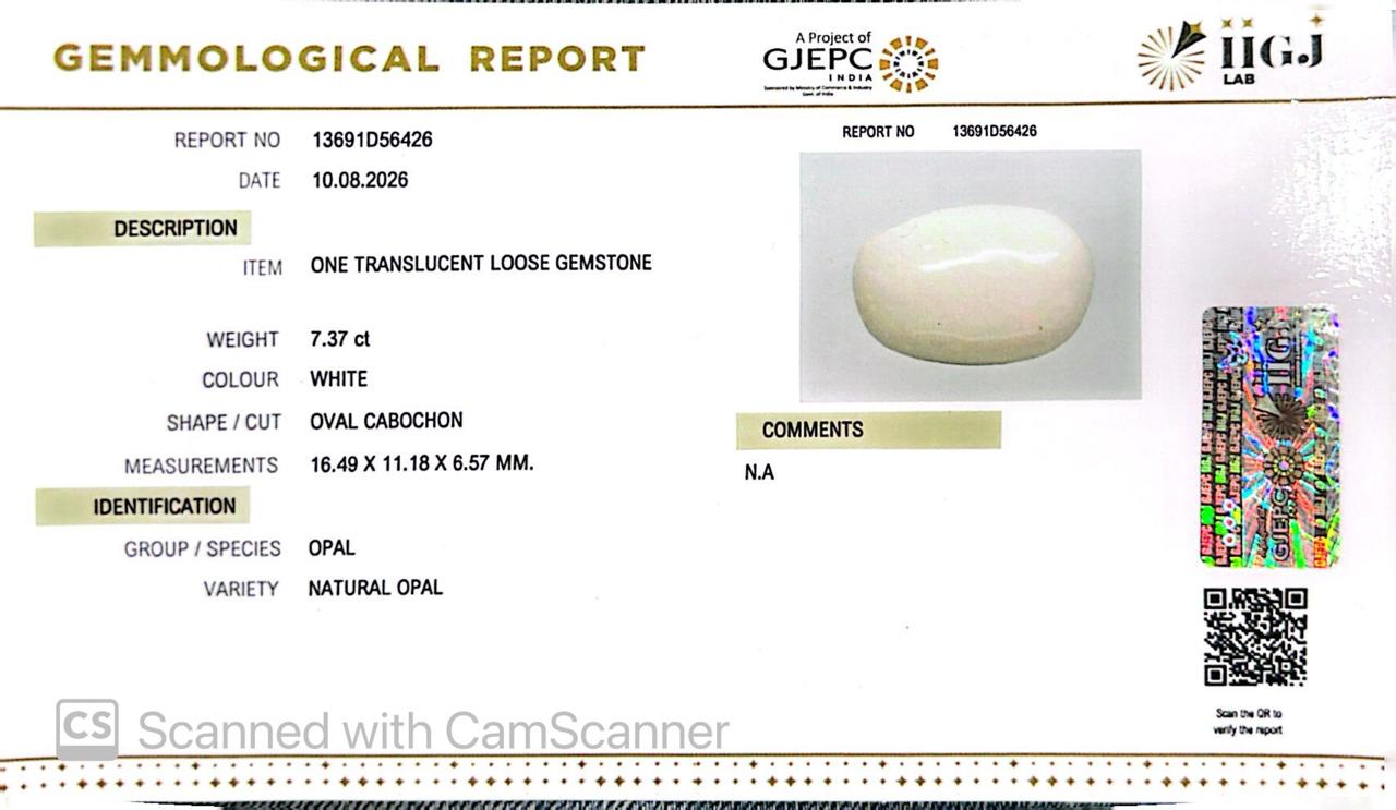 Natural Australian Opal 7.37CT