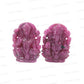 Natural Ruby Lakshmi & Ganesh Ji Figure – Divine Blessings of Wealth, Wisdom & Prosperity 187.47 CT