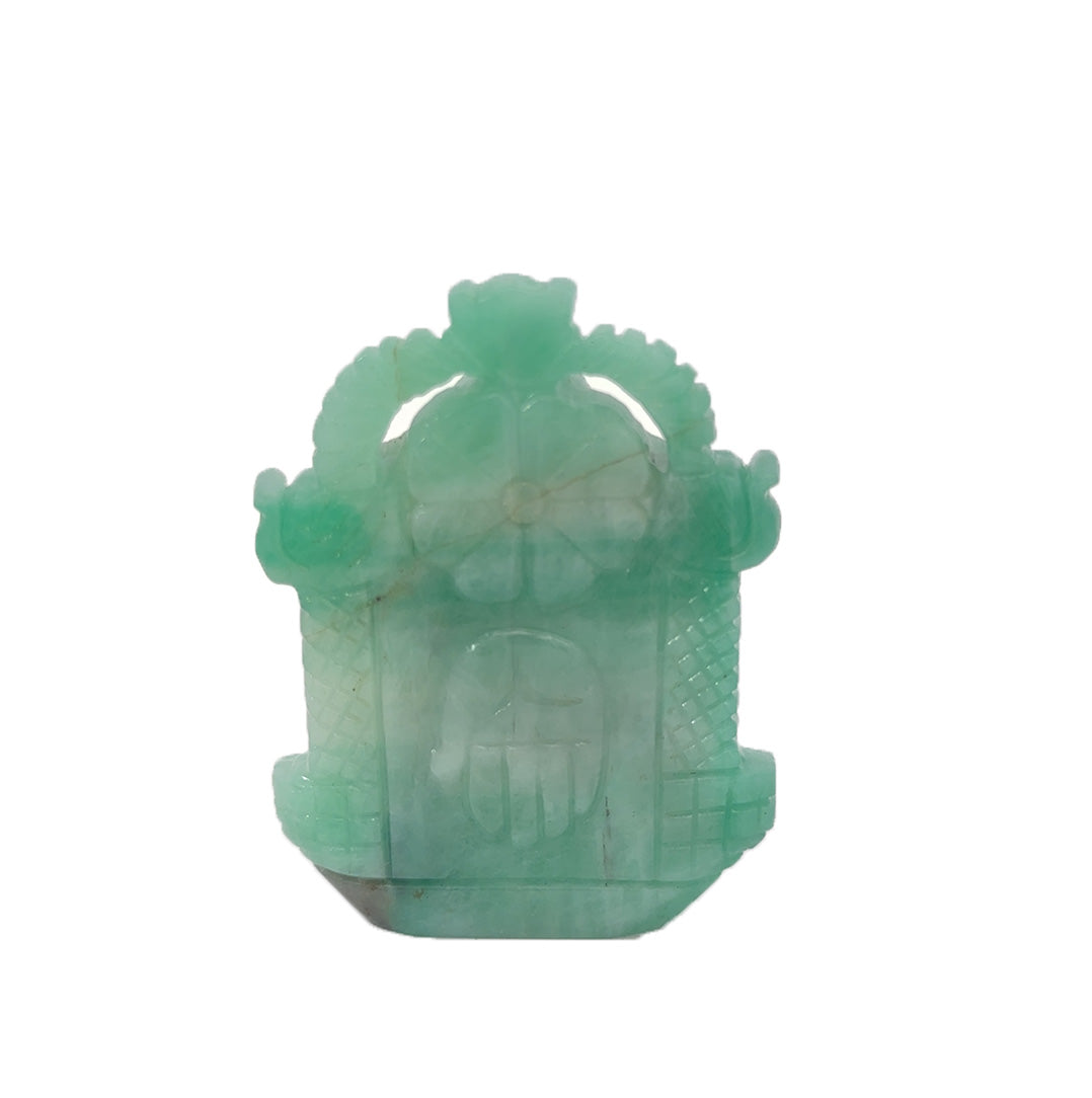 Natural Emerald Tirupati Balaji Figure 198.11 CT