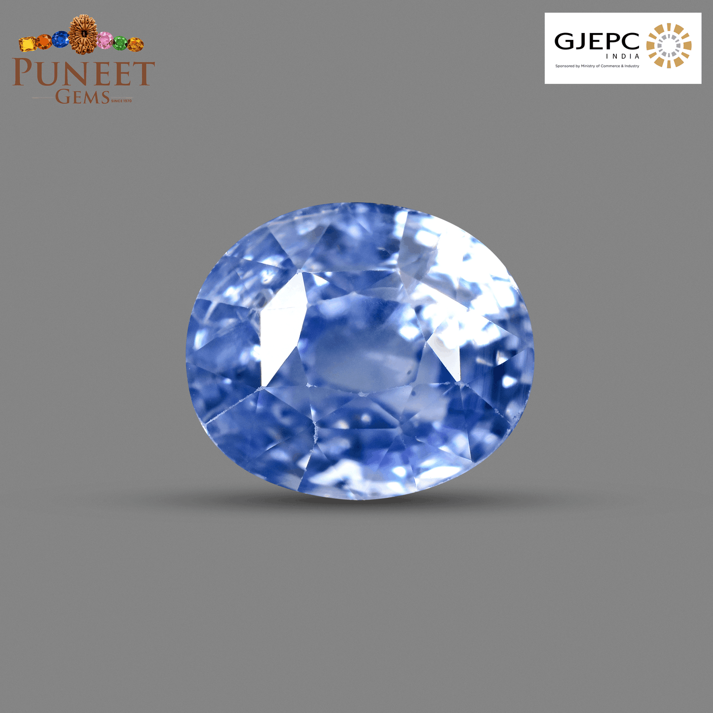 Natural Blue Sapphire (Neelam) 7.06 Ct – Certified